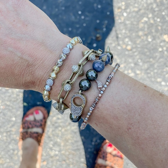 Stella & Dot - Renegade Beaded Stretch Bracelet - Picture 3 of 3